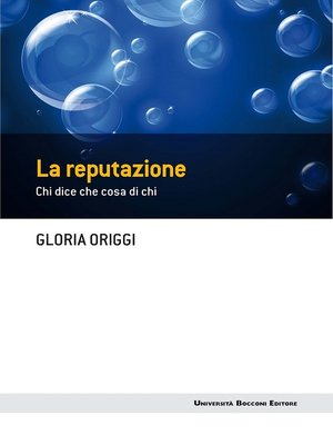 cover image of La reputazione